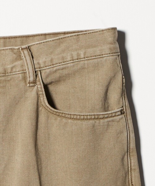 UNITED ARROWS(ユナイテッドアローズ)の「ロープ染めカラーデニム バギー5ポケット(デニムパンツ・メンズ・ベージュ/ダークグレー・M/L/S)」の13枚目の写真