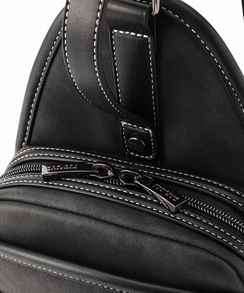 NICOLE CLUB FOR MEN（ニコルクラブフォーメン）の「ビジカジボディバッグ（ボディバッグ/ウエストポーチ・メンズ・ネイビー/ブラック系その他/グレー/ブラック・FREE）」の12枚目の写真