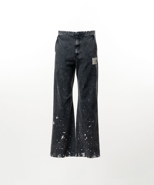 Maison MIHARA YASUHIRO(メゾンミハラヤスヒロ)の「Distressed Cotton Linen Pants(その他パンツ・メンズ・ブラック・46/44)」の1枚目の写真