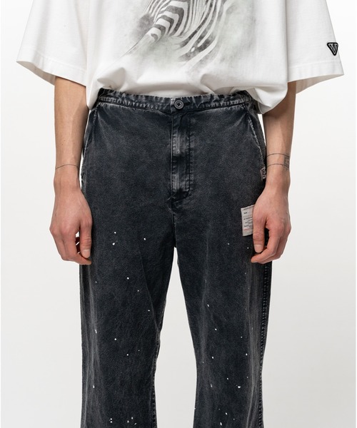 Maison MIHARA YASUHIRO(メゾンミハラヤスヒロ)の「Distressed Cotton Linen Pants(その他パンツ・メンズ・ブラック・46/44)」の5枚目の写真