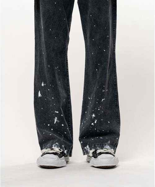 Maison MIHARA YASUHIRO(メゾンミハラヤスヒロ)の「Distressed Cotton Linen Pants(その他パンツ・メンズ・ブラック・46/44)」の6枚目の写真