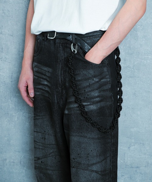 WEGO（ウィゴー）の「WEGO/コードウォレットチェーン（ウォレットチェーン・メンズ・ブラック・FREE）」の2枚目の写真