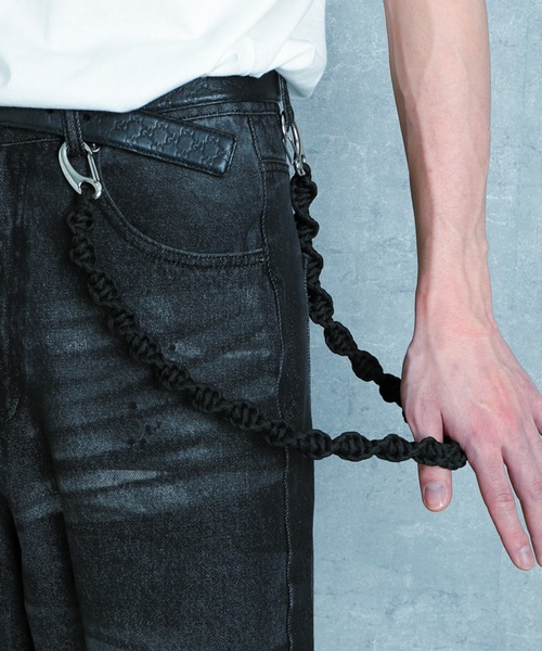 WEGO（ウィゴー）の「WEGO/コードウォレットチェーン（ウォレットチェーン・メンズ・ブラック・FREE）」の4枚目の写真