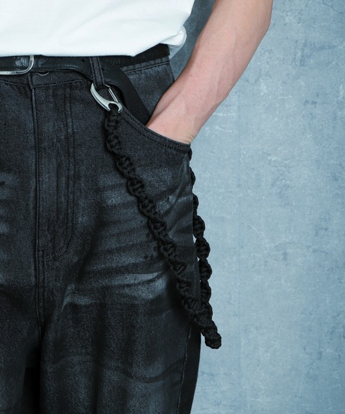 WEGO（ウィゴー）の「WEGO/コードウォレットチェーン（ウォレットチェーン・メンズ・ブラック・FREE）」の5枚目の写真