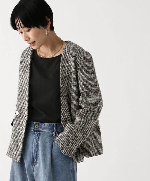 Elura(エルーラ)の「サマ見えリラクシープルオーバー/645456(Tシャツ/カットソー・レディース・オフホワイト/ブラック/ダークブラウン・FREE)」の21枚目の写真