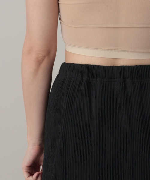 A part by(アパートバイ)の「レースプリーツイージースカート(スカート・レディース・アイボリー/ブラック・FREE/SMALL)」の12枚目の写真