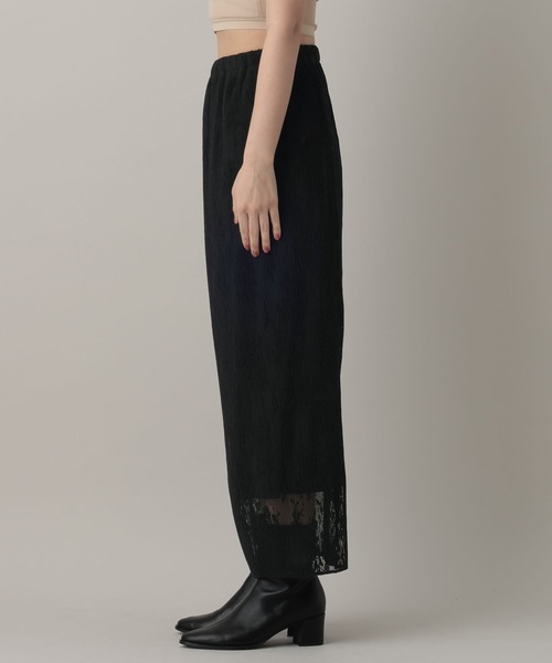 A part by(アパートバイ)の「レースプリーツイージースカート(スカート・レディース・アイボリー/ブラック・FREE/SMALL)」の18枚目の写真