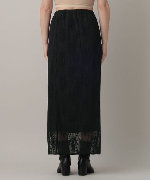 A part by(アパートバイ)の「レースプリーツイージースカート(スカート・レディース・アイボリー/ブラック・FREE/SMALL)」の19枚目の写真