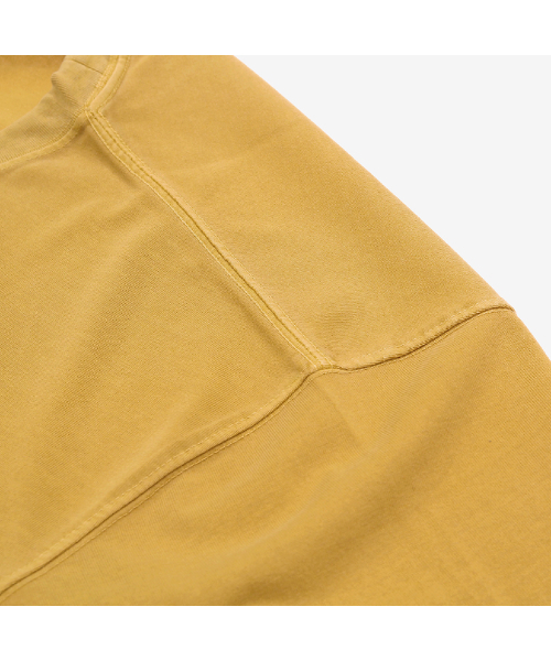 SATURDAY LEISURE CLUB(サタデーレジャークラブ)の「Pigment Dyed T-shirt(Unisex) / Small S.L.C Logo - Mustard(Tシャツ/カットソー・レディース・その他・M/L)」の3枚目の写真