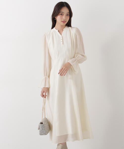 PROPORTION BODY DRESSING（プロポーションボディドレッシング）の「バックレースアップレディワンピース / 1216140207（ワンピース・レディース・ダークグレー/パープル/オフホワイト・MEDIUM/P/S）」の20枚目の写真