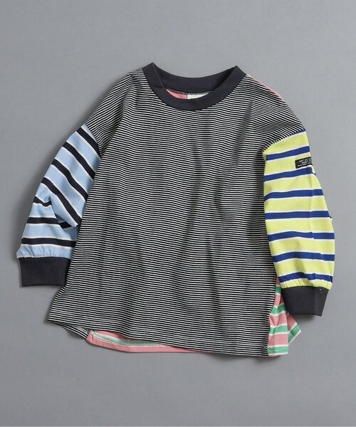 BREEZE(브리즈)의 「【WEB 한정/26 봄 신작】무지・보더 T셔츠_주니어 대응(T셔츠/컷소우)」｜기타 11