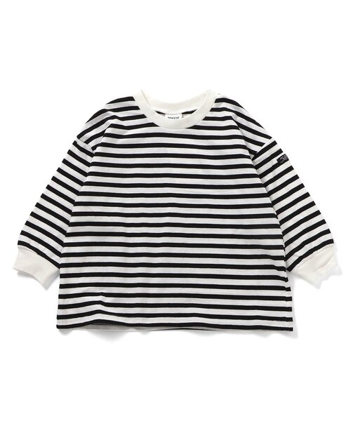 BREEZE（ブリーズ）の「【WEB限定/26春新作】無地・ボーダーTシャツ_ジュニア対応（Tシャツ/カットソー・キッズ・サックスブルー/レインボー/グリーン/ピンク/ライム/オレンジ/オフホワイト/ブラウン/ブラック/その他13/その他12/その他11・120/110/100/130/90/160/150/140）」の17枚目の写真