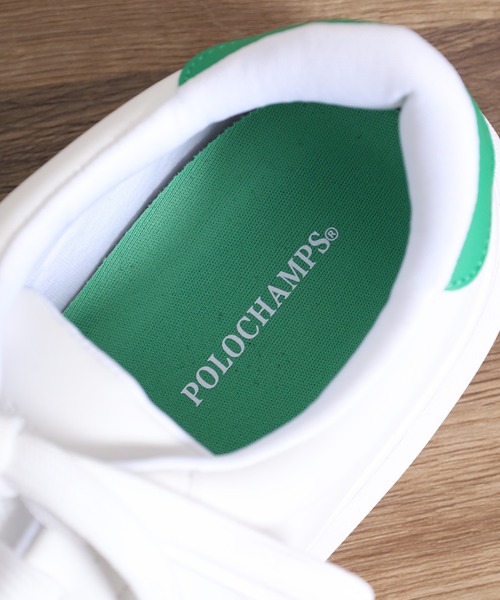 POLOCHAMPS(ポロチャンプス)の「POLOCHAMPS レトロテニスシューズ(スニーカー・メンズ・ホワイト×ネイビー/ホワイト×グリーン/ブラック/ホワイト×シルバー・26.5cm/26.0cm/25.5cm/25.0cm/28.0cm/27.0cm)」の17枚目の写真