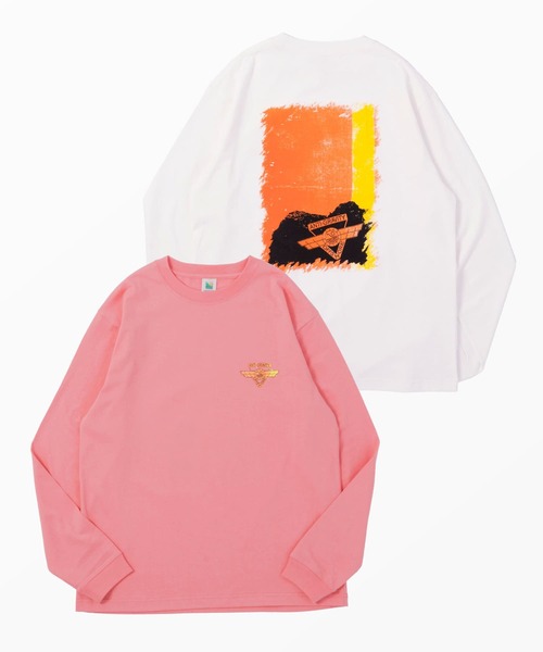 OFFSHORE（オフショア）の「ARCHIVE GRAPHIC L/STEE（Tシャツ/カットソー・メンズ・ホワイト/ピンク・XL/L/M/S）」の12枚目の写真