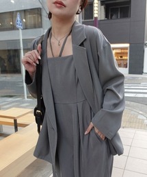 CORNERS（コーナーズ）の「ジャケットオールインワンセットアップ【オケージョン・フォーマル対応可】（スーツセット）」