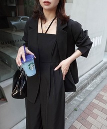 CORNERS | ジャケットオールインワンセットアップ【オケージョン・フォーマル対応可】(スーツセット)