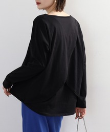 バックダブル長袖Tシャツ