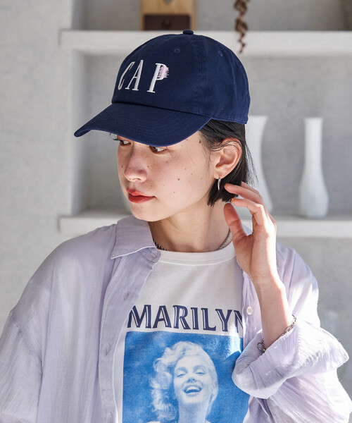 FREAK'S STORE(フリークスストア)の「byeA.× FREAK'S STORE/バイエー 別注 CAF CAP/ロゴ ベースボール キャップ(キャップ・レディース・ブラック/パープル/ネイビー/グリーン/ブラウン/ワイン・ONE SIZE)」の9枚目の写真