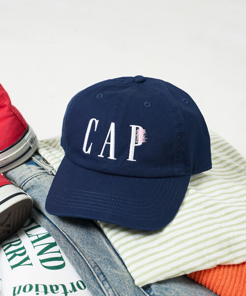 FREAK'S STORE(フリークスストア)の「byeA.× FREAK'S STORE/バイエー 別注 CAF CAP/ロゴ ベースボール キャップ(キャップ・レディース・ブラック/パープル/ネイビー/グリーン/ブラウン/ワイン・ONE SIZE)」の22枚目の写真