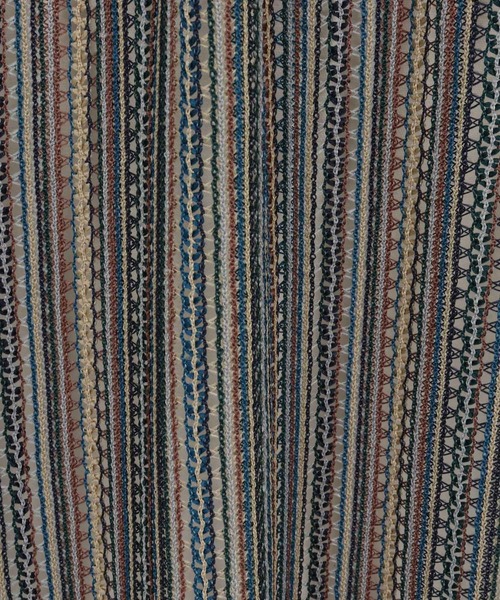 CAMBIO(カンビオ)の「mhs2514- Valfas Lace Multi Stripe Short Sleeve Shirts ショートスリーブシャツ(PF-261-015)(シャツ/ブラウス・メンズ・カーキ/ナチュラル・M/L)」の17枚目の写真
