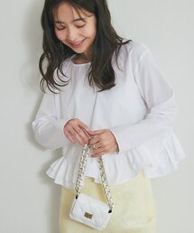 La boutique BonBon | 【オケージョン対応】ランダムヘムペプラムブラウス(シャツ/ブラウス)