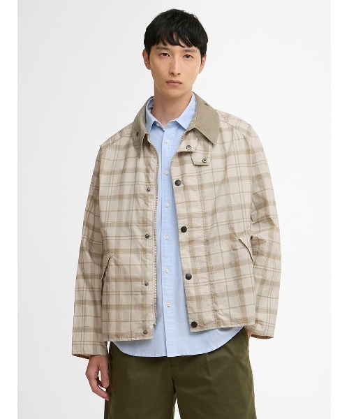Barbour(バブアー)の「【TRANSPORT / トランスポート】タータン カジュアル ジャケット(その他アウター・メンズ・ライトベージュ・40)」の1枚目の写真