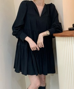 追加【MARILYN MOON/マリリンムーン】ティアードドレス（ワンピース