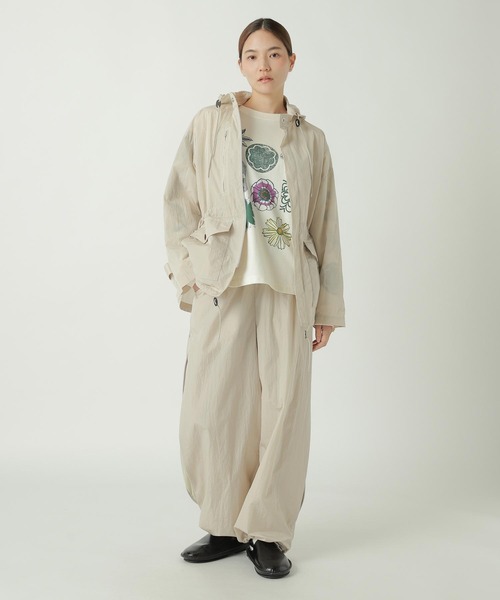 ZUCCa(ズッカ)の「VINTAGE NYLON TAFFETA / ブルゾン / P(ブルゾン・レディース・ライトブルー/ベージュ/ブラック・M size/X-LARGE)」の3枚目の写真