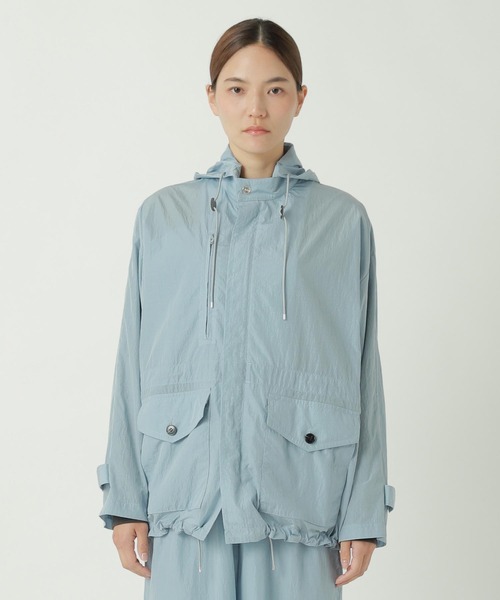 ZUCCa(ズッカ)の「VINTAGE NYLON TAFFETA / ブルゾン / P(ブルゾン・レディース・ライトブルー/ベージュ/ブラック・M size/X-LARGE)」の1枚目の写真