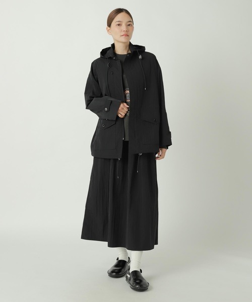 ZUCCa(ズッカ)の「VINTAGE NYLON TAFFETA / ブルゾン / P(ブルゾン・レディース・ライトブルー/ベージュ/ブラック・M size/X-LARGE)」の2枚目の写真