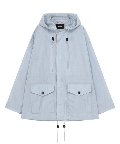ZUCCa(ズッカ)の「VINTAGE NYLON TAFFETA / ブルゾン / P(ブルゾン・レディース・ライトブルー/ベージュ/ブラック・M size/X-LARGE)」の9枚目の写真