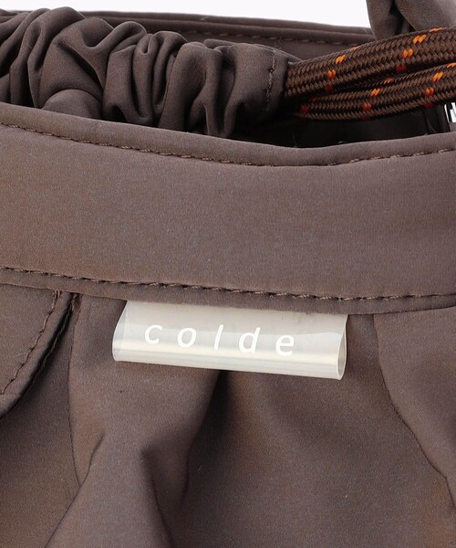 NICOLE white（ニコルホワイト）の「フリル巾着バッグ（ショルダーバッグ・レディース・ブラック/ブラウン・FREE）」の17枚目の写真