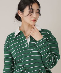 GLOBAL WORK | マルチボーダースウェット/641588(スウェット)