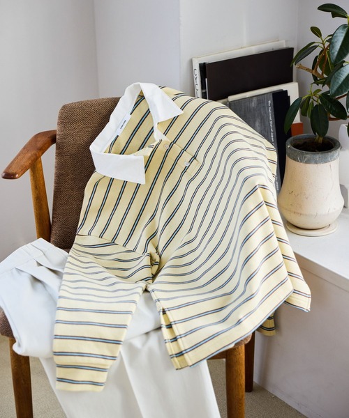 GLOBAL WORK（グローバルワーク）の「マルチボーダースウェット/641588（スウェット・レディース・ネイビー/グリーン/イエロー系・FREE）」の5枚目の写真