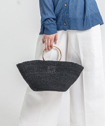 COTTO | 【COTTO】舟形　かごバッグ　アバカ素材　リング持ち手(かごバッグ)