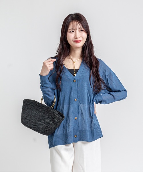 COTTO（コトゥー）の「【COTTO】舟形　かごバッグ　アバカ素材　リング持ち手（かごバッグ・レディース・ブラック×ブラック/ベージュ×ブラック・FREE）」の8枚目の写真