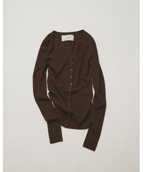 Silkwool Knit Cardigan 【公式通販】