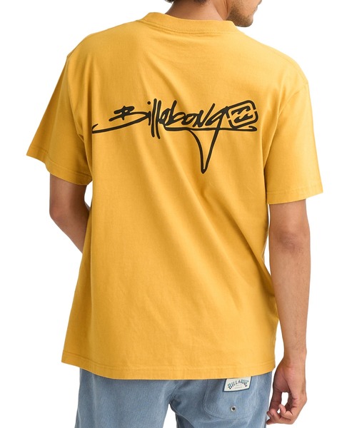 BILLABONG(ビラボン)の「BILLABONG メンズ 【OVER FIT】SCRIPT LOGO Tシャツ 【2026年春夏モデル】 BG011206(Tシャツ/カットソー・メンズ・オフホワイト/オレンジ/スミクロ・L/M)」の10枚目の写真