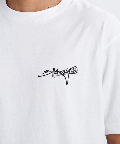BILLABONG(ビラボン)の「BILLABONG メンズ 【OVER FIT】SCRIPT LOGO Tシャツ 【2026年春夏モデル】 BG011206(Tシャツ/カットソー・メンズ・オフホワイト/オレンジ/スミクロ・L/M)」の5枚目の写真