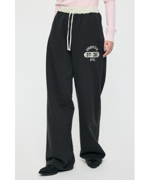 MOUSSY(マウジー)の「【26年SS新作】VERSITY LOGO スウェットパンツ(スウェットパンツ・レディース・杢グレー/ネイビー/ライトブラック・1/2)」の7枚目の写真