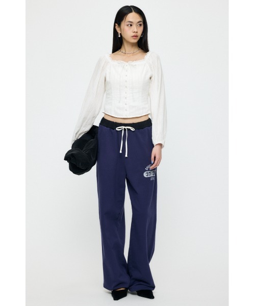 MOUSSY(マウジー)の「【26年SS新作】VERSITY LOGO スウェットパンツ(スウェットパンツ・レディース・杢グレー/ネイビー/ライトブラック・1/2)」の18枚目の写真