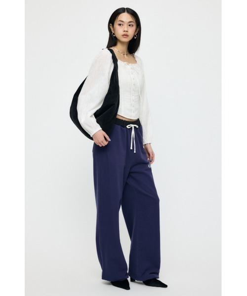 MOUSSY(マウジー)の「【26年SS新作】VERSITY LOGO スウェットパンツ(スウェットパンツ・レディース・杢グレー/ネイビー/ライトブラック・1/2)」の20枚目の写真