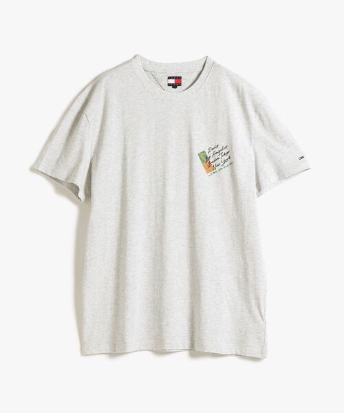 tommy jeans(トミー ジーンズ)の「サインシフトレギュラーショートスリーブTシャツ(Tシャツ/カットソー・メンズ・マルチ/ライトグレー系1・X-LARGE/SMALL/MEDIUM/X-SMALL/LARGE)」の4枚目の写真