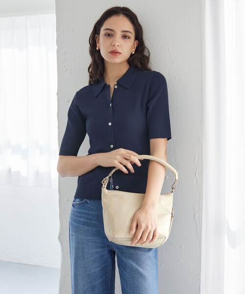 green label relaxing(グリーンレーベルリラクシング)の「<PARTE>2WAY フナガタ バッグ M / ショルダーバッグ はっ水(ショルダーバッグ・レディース・ナチュラル/ブラウン/ブラック/モカ・FREE)」の16枚目の写真