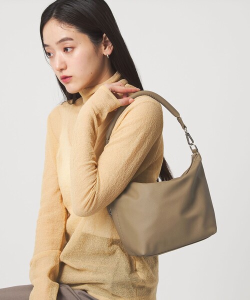 green label relaxing(グリーンレーベルリラクシング)の「<PARTE>2WAY フナガタ バッグ M / ショルダーバッグ はっ水(ショルダーバッグ・レディース・ナチュラル/ブラウン/ブラック/モカ・FREE)」の20枚目の写真