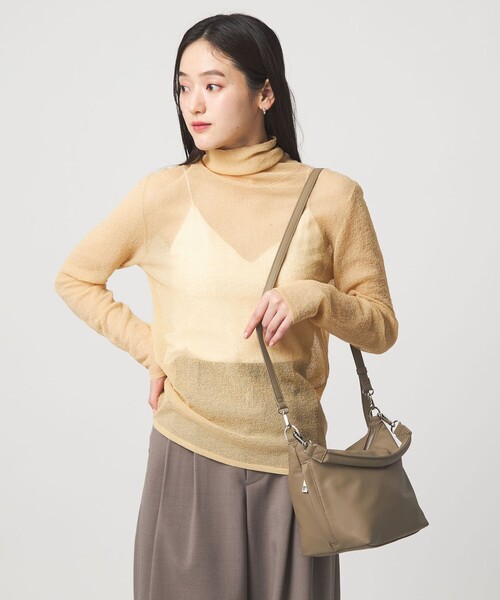 green label relaxing(グリーンレーベルリラクシング)の「<PARTE>2WAY フナガタ バッグ M / ショルダーバッグ はっ水(ショルダーバッグ・レディース・ナチュラル/ブラウン/ブラック/モカ・FREE)」の22枚目の写真