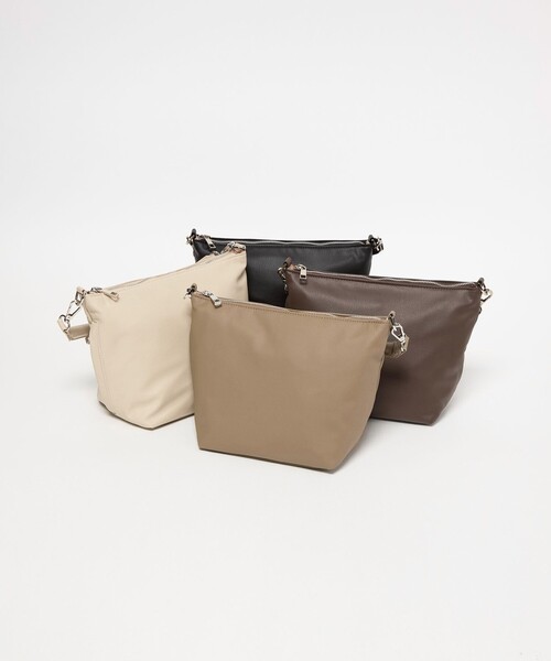 green label relaxing(グリーンレーベルリラクシング)の「<PARTE>2WAY フナガタ バッグ M / ショルダーバッグ はっ水(ショルダーバッグ・レディース・ナチュラル/ブラウン/ブラック/モカ・FREE)」の14枚目の写真