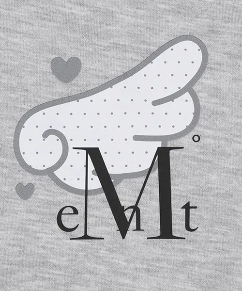 MUCENT(ムセント)の「◇MUCENT◇ブランド直輸入正規品/SYLPH DOT ANGEL HOOD ZIP-UP シルフドットエンジェルフードジップアップ 男女共用(パーカー・レディース・ブラック/グレー・FREE)」の4枚目の写真