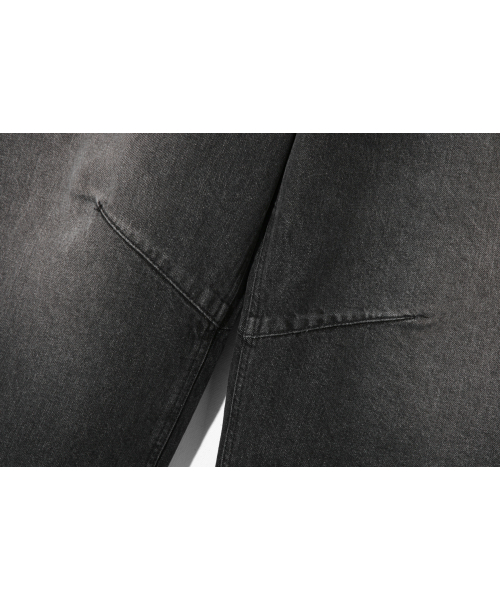 BASEMOMENT(ベースモーメント)の「ダートバルーンウォッシュデニムパンツブラック(デニムパンツ・メンズ・その他・LARGE/X-LARGE/MEDIUM)」の3枚目の写真