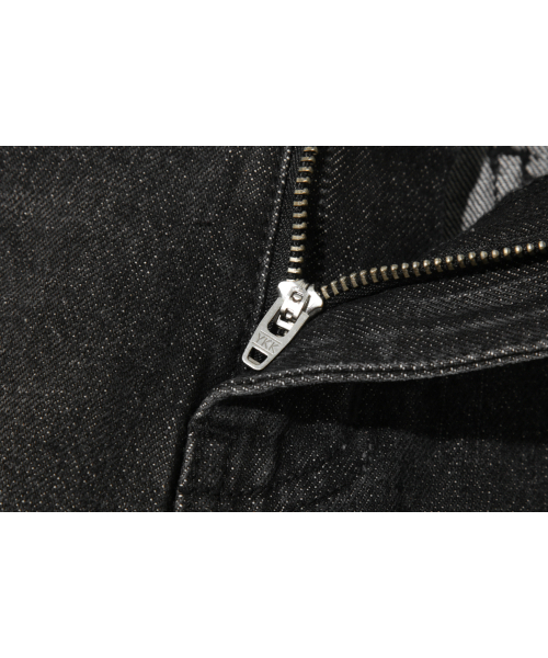 BASEMOMENT(ベースモーメント)の「ダートバルーンウォッシュデニムパンツブラック(デニムパンツ・メンズ・その他・LARGE/X-LARGE/MEDIUM)」の7枚目の写真